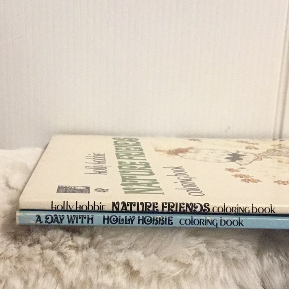 VINTAGE 1976 UNUSED Holly Hobbie Coloring Books Lot of 2 Rand McNally Set - Picture 8 of 16